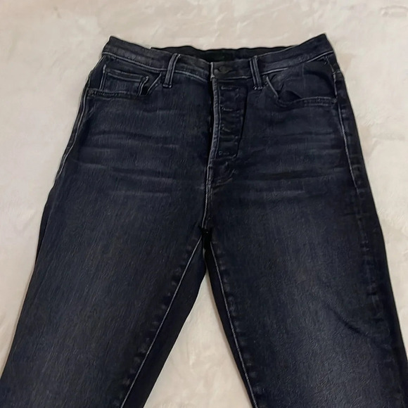 MOTHER The Pixie Swooner  Ankle fray Jeans In thunder road size 29 - Picture 5 of 11